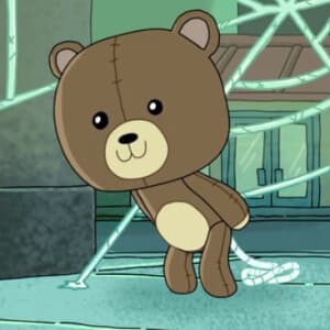 Spiderweb teddy bear avatar